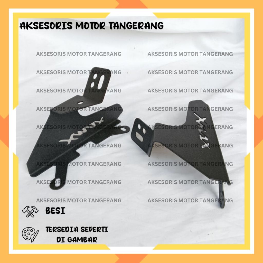 BRACKET BREKET LAMPU TEMBAK YAMAHA XMAX DUDUKAN LAMPU TEMBAK XMAX