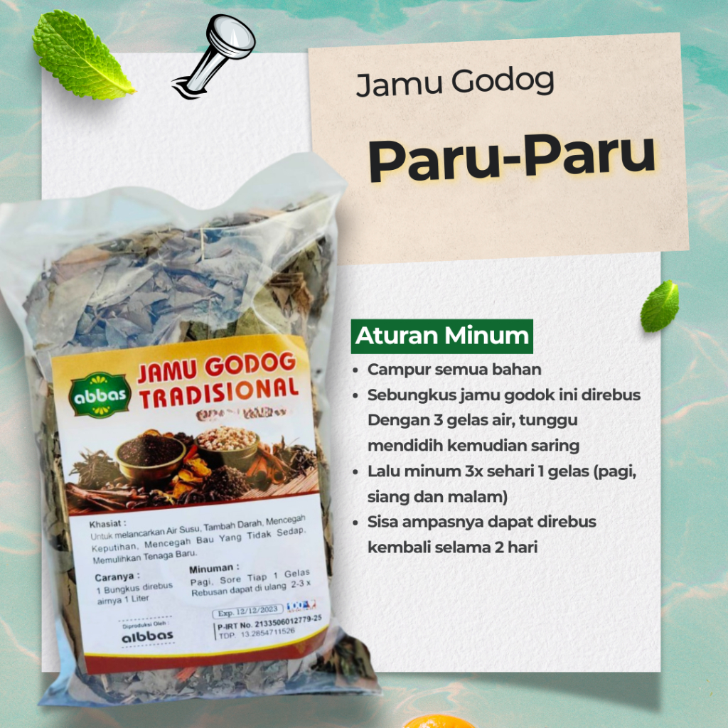 

Obat Flek Paru-paru TBC Alami Herbal Jamu godog untuk asma dan paru-paru - herbal godog