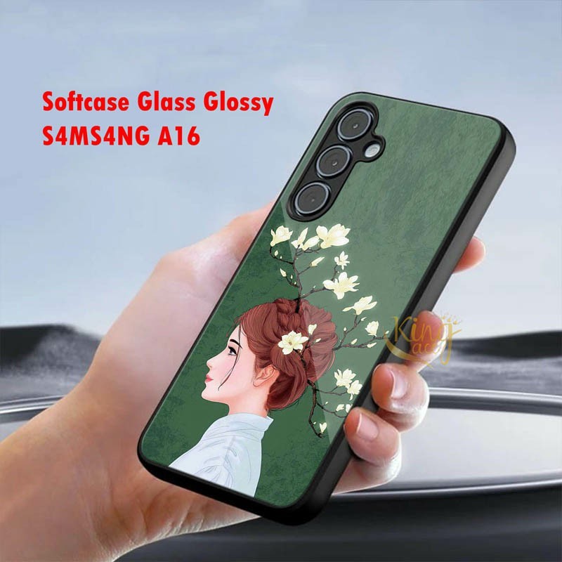 Casing Hp Samsung A16 2024 Softcase Glass Glossy Samsung A16 2024 Case Hp Samsung A16 2024- K02