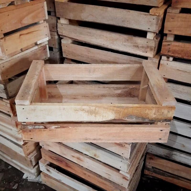 Peti Telur Kayu Bekas UK 55x32x20cm