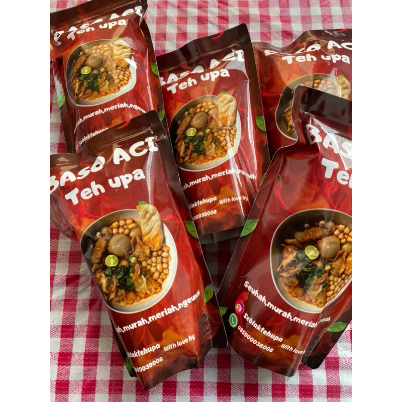

SATUAN baso aci instan teh upa