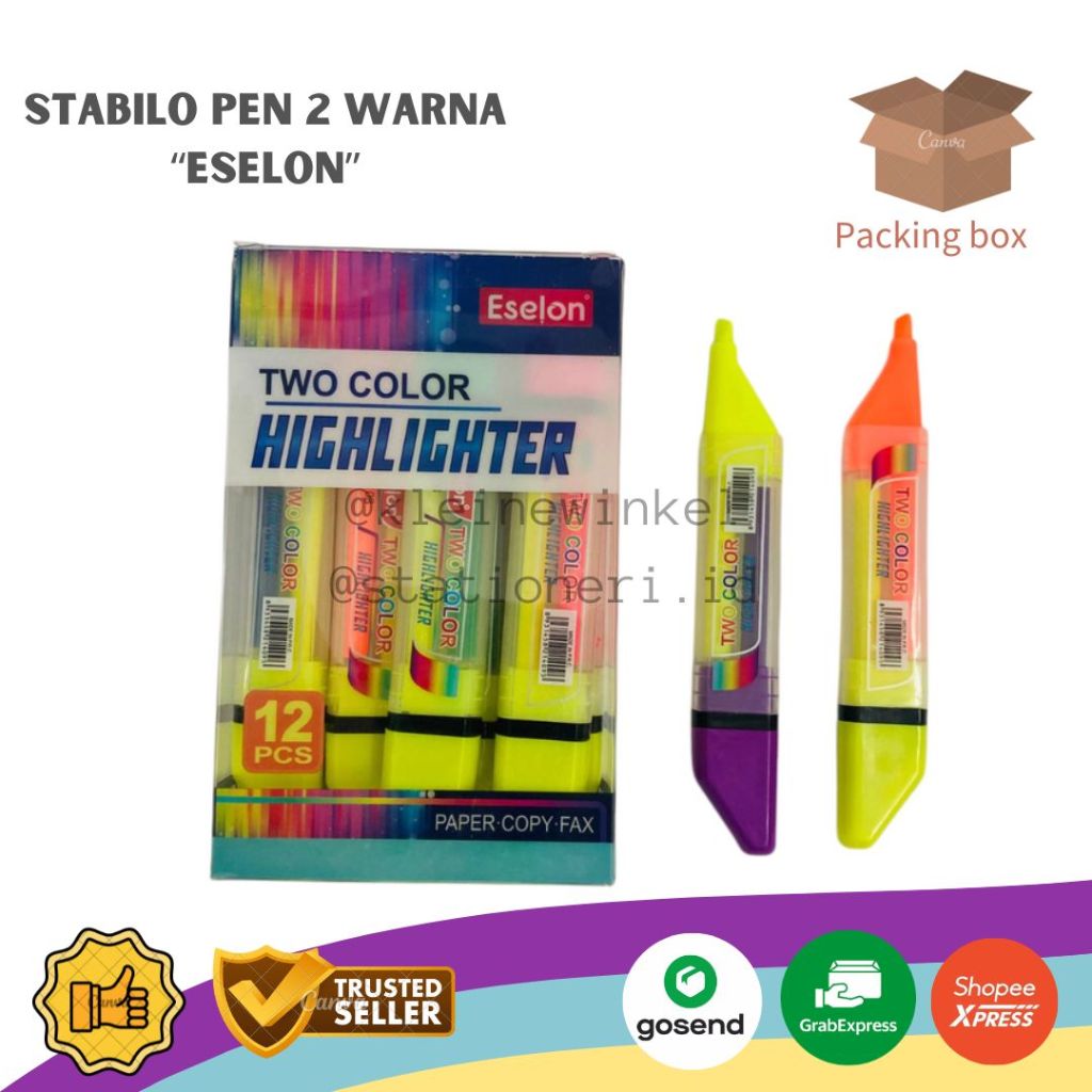

Stabilo Pen 2 Warna [ 1 PCS ]
