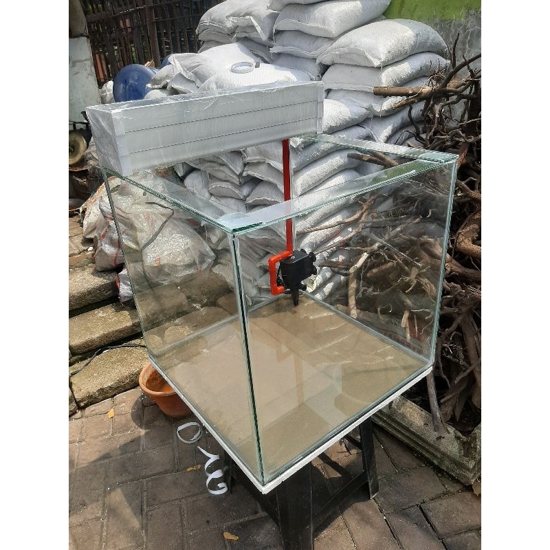 Aquarium 50 persegi & Ph 1600+Top filter