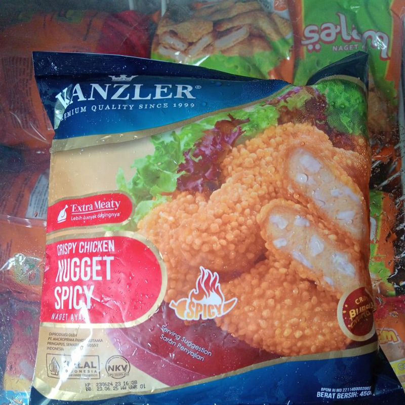 

kanzler nugget spicy,,spicy nugget crispy,naget kenzler