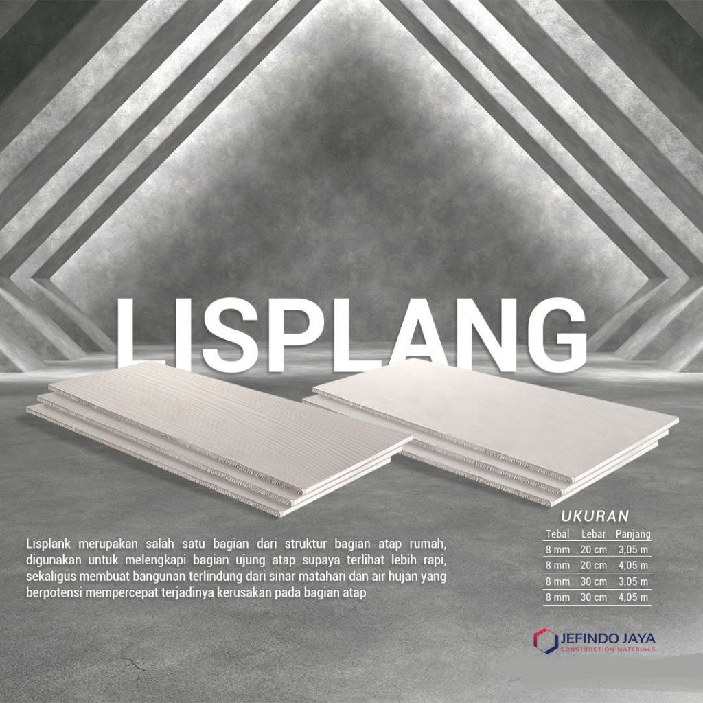 LISPLANG POLOS & MOTIF - PAPAN LISPLANG