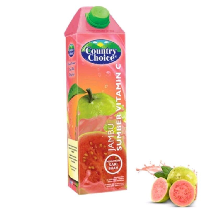 

Country Choice Guava - Jus Jambu 1 Liter (1 dus isi 12 pcs)