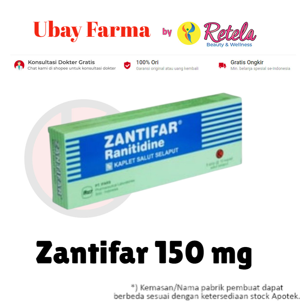 Zantifar 150 mg Box 100 Tablet