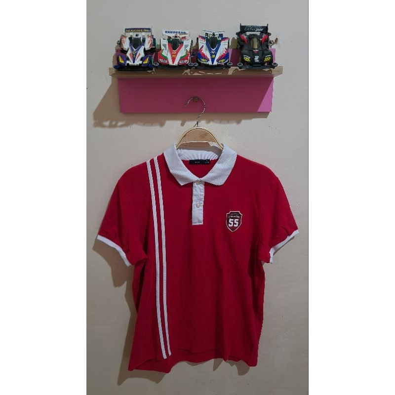 Polo Shirt BOSSINI SINGAPORE 55 Merah