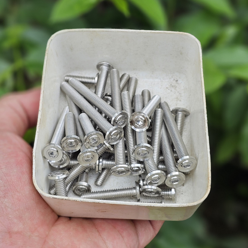 Baut M6 / Baut 10 Stainless Steel Model spiral Custom Handmade Thailand