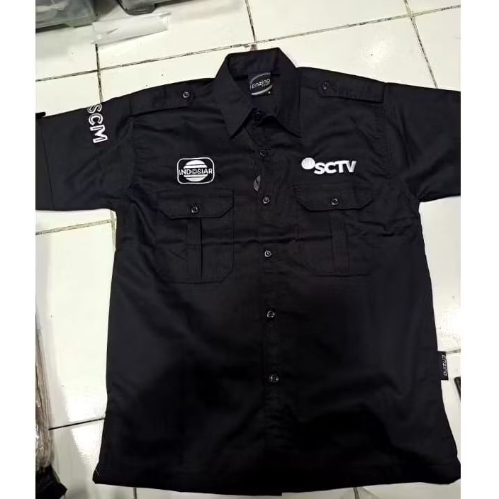 kemeja bordir SCTV seragam SCTV pdh SCTV kemeja kerja SCTV seragam kerja SCTV Indosiar kemeja SCTV I