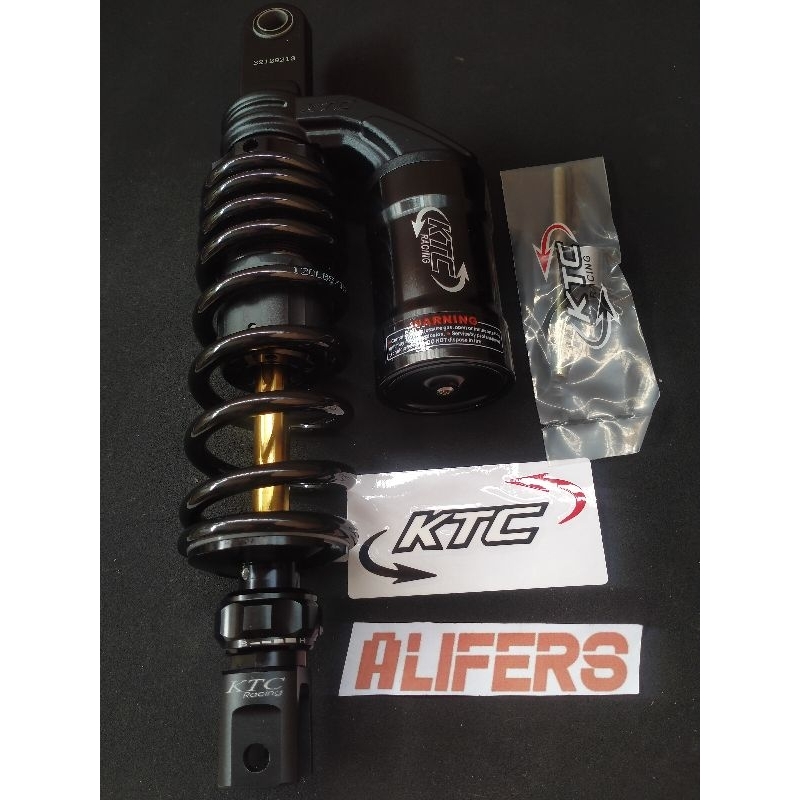 Shockbreker KTC Racing Onic Hitam As Gold ukuran 330