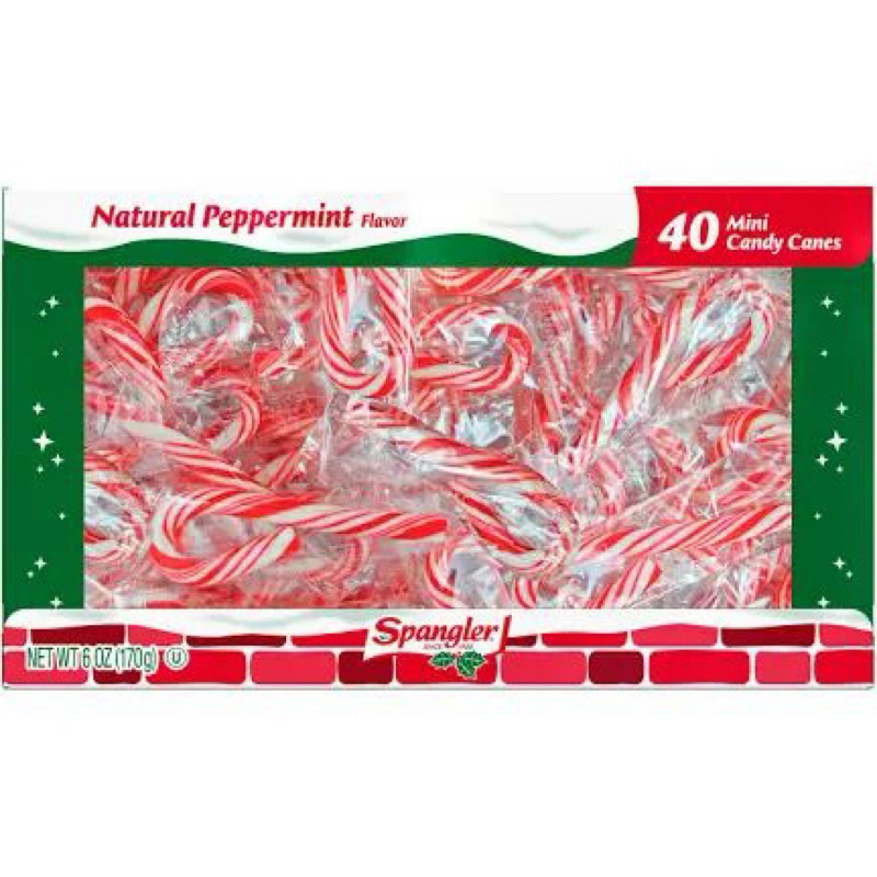 

SPANGLER CANDY CANES .MINI 40 candy canes