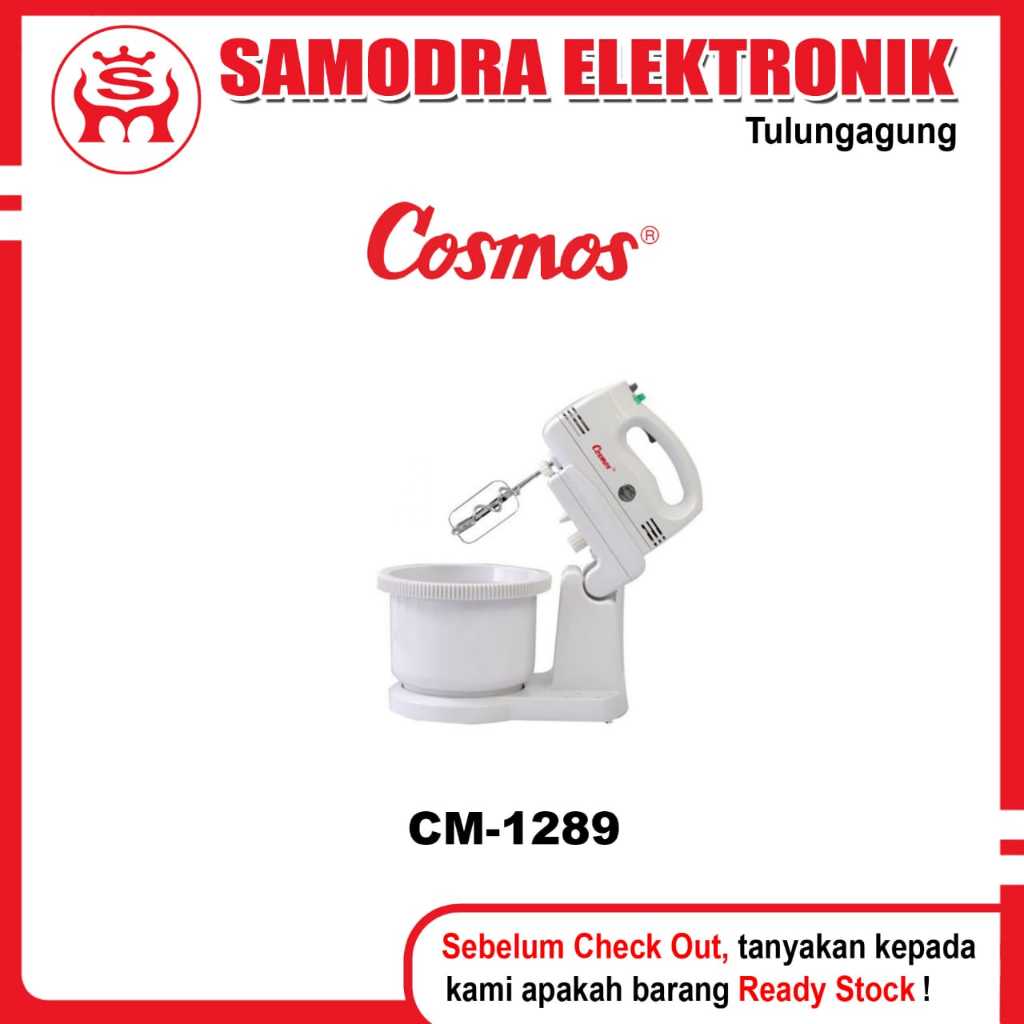 Stand Mixer Com COSMOS CM-1289 | Mixer Kue Duduk Cosmos
