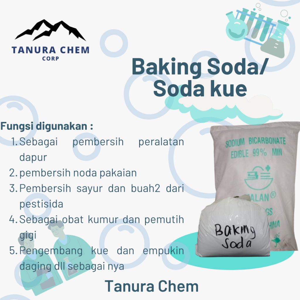

Sodium Bicarbonate / Baking Soda / Soda Kue / Pengembang Kue 1 Kg