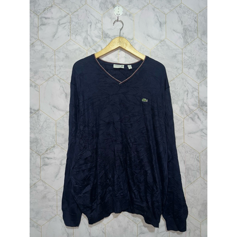Rajut sweater Lacoste navy