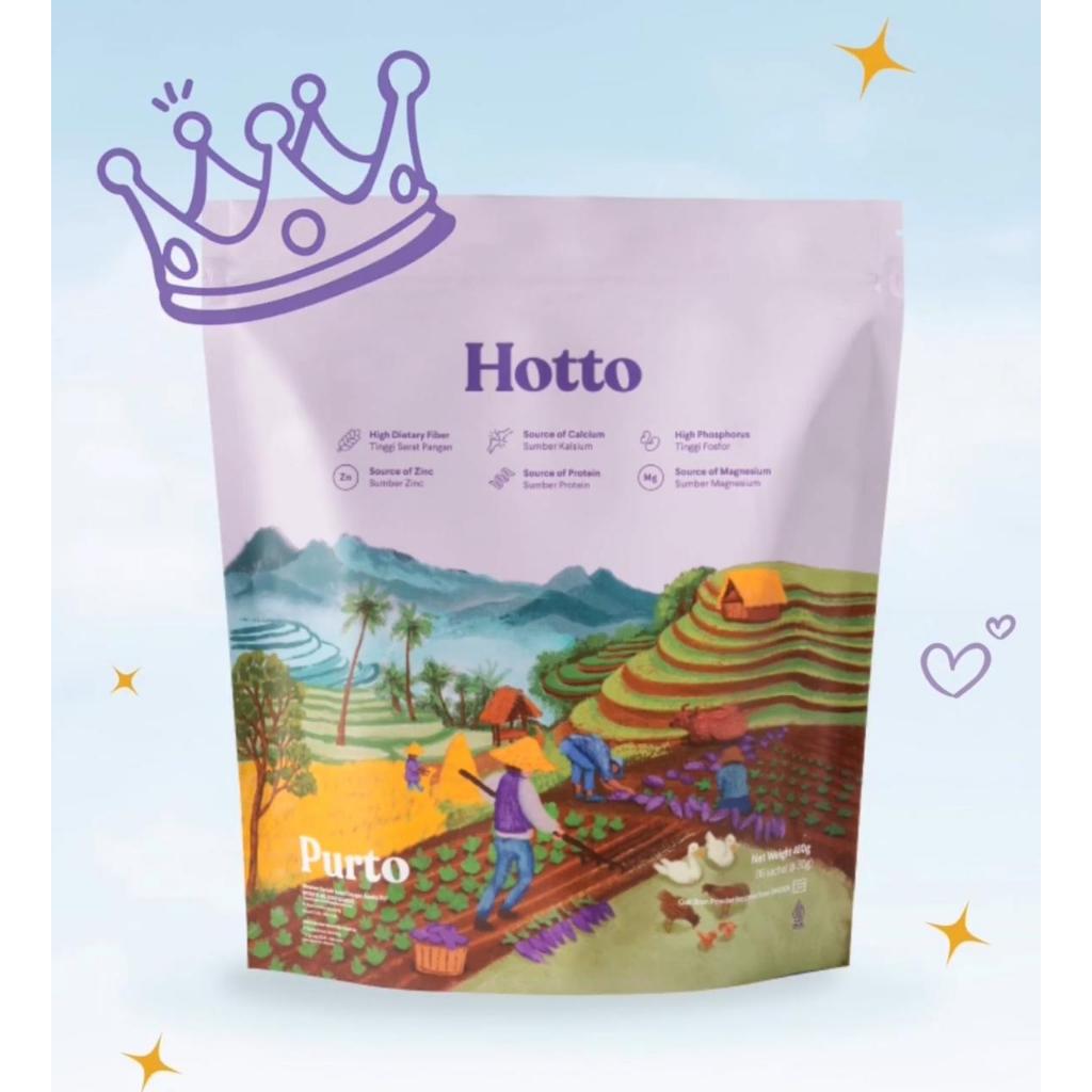 

[ASLII] HOTTO PURTO 100% ORIGINAL 1 POUCH EXP 2026 SEGEL MULTIGRAIN OAT