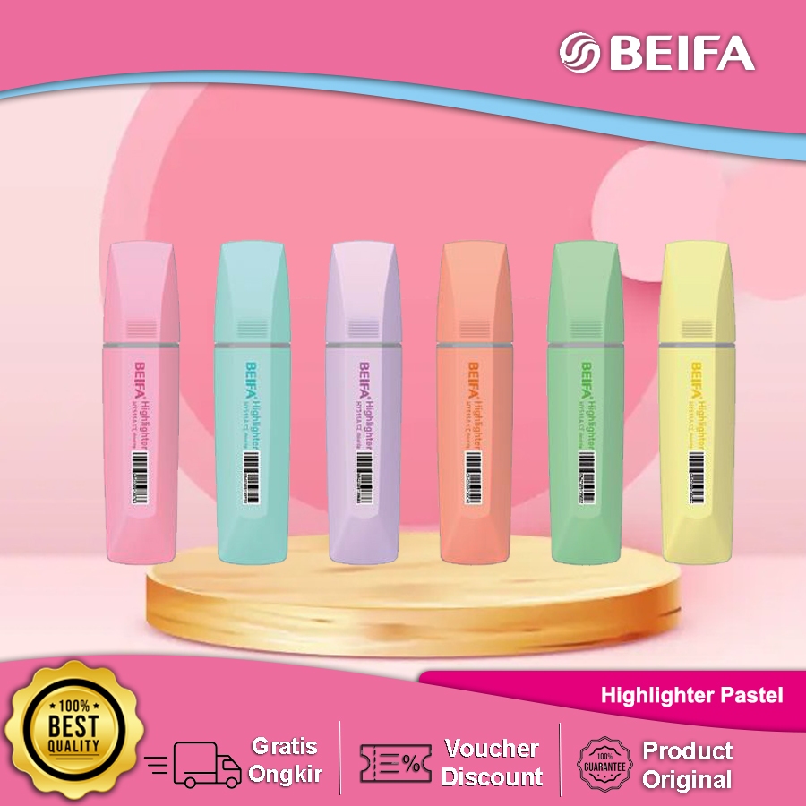

BEIFA Highlighter / Stabilo Soft Color Pastel HY511A