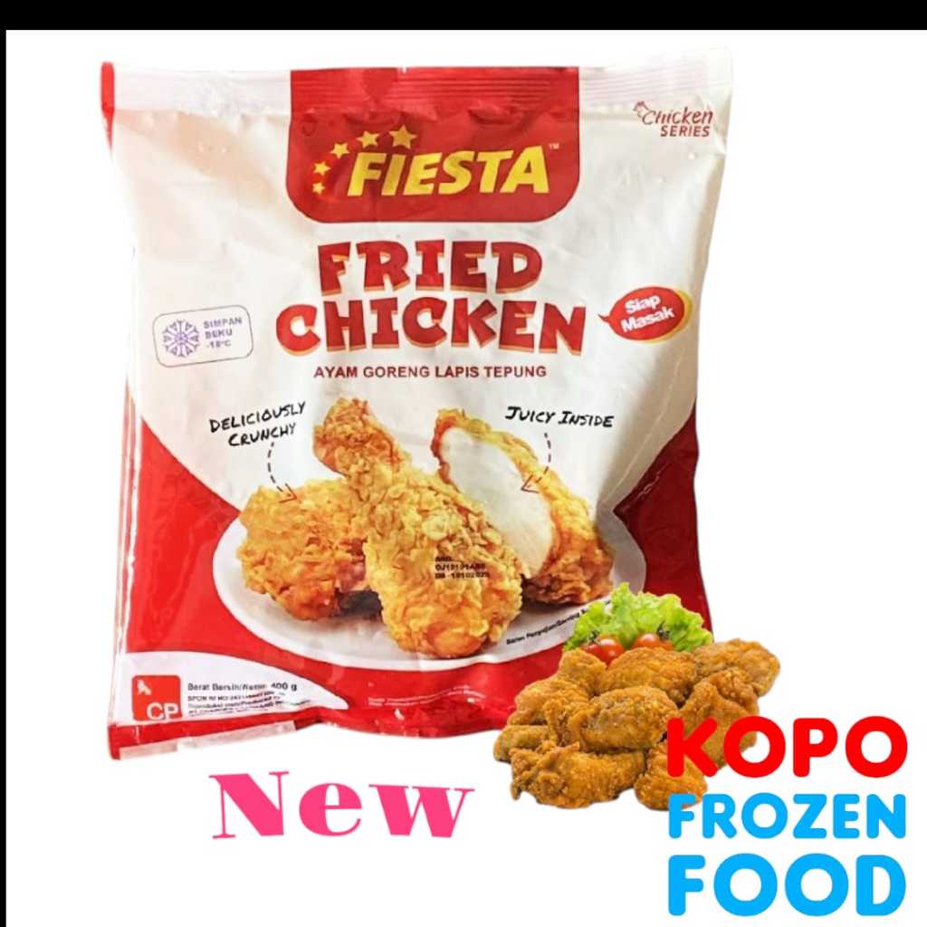 

FIESTA Fried Chicken 400gr (Tahan suhu ruangan 3hari)