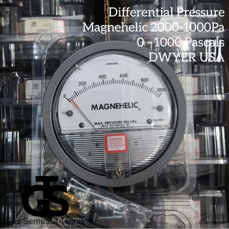 DWYER MAGNEHELIC 2000-1000PA | DWYER MAGNEHELIC 0 - 1000 PASCALS