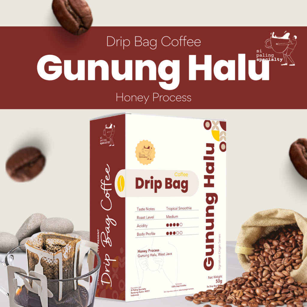 

Kopi Arabika Gunung Halu - Drip Bag Coffee