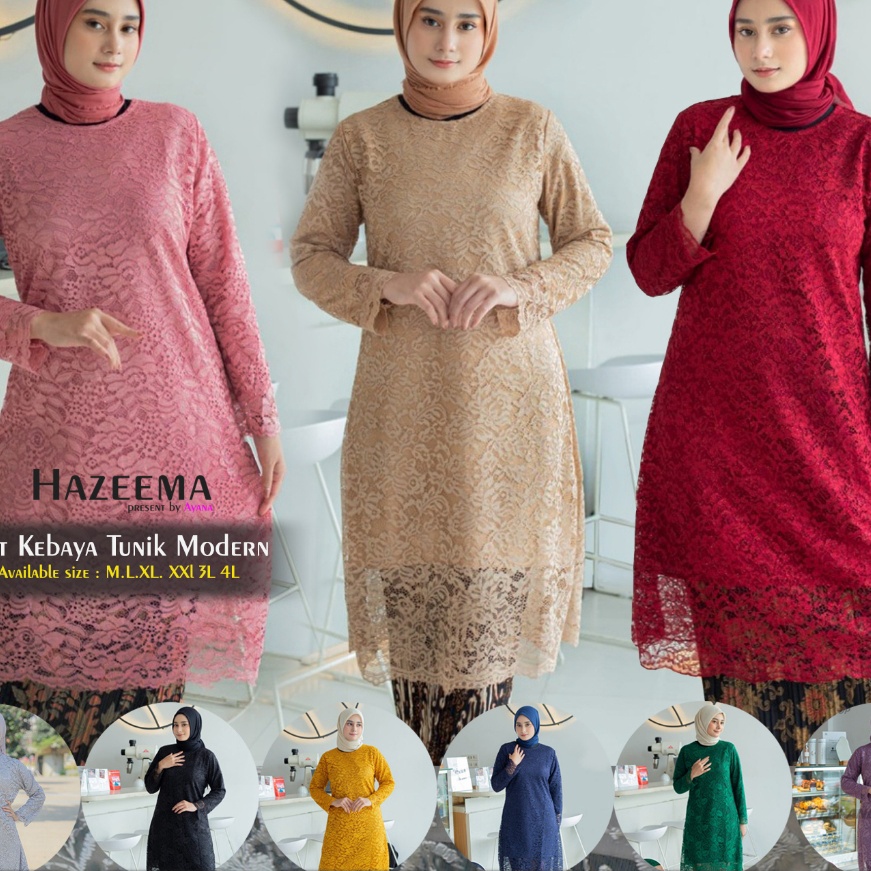 KF7   Atasan  Setelan     Kebaya Wisuda  Baju Wanita  Baju Atasan Wanita Kekan  Brukat Kondangan  At