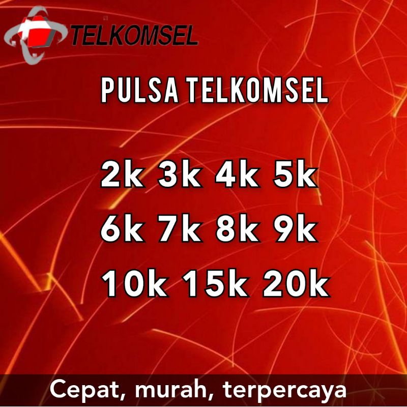 Pulsa Telkomsel murah menambah masa aktif 2k 3k 4k 5k 6k 7k 8k 9k 10k 15k 20k