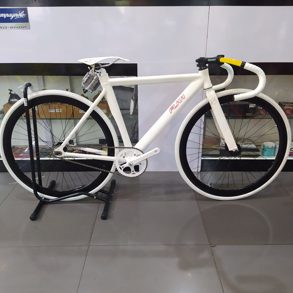 Sepeda Fixie Fixed Gear Fullbike Fixie Doltrap Bahan Alloy Aluminium