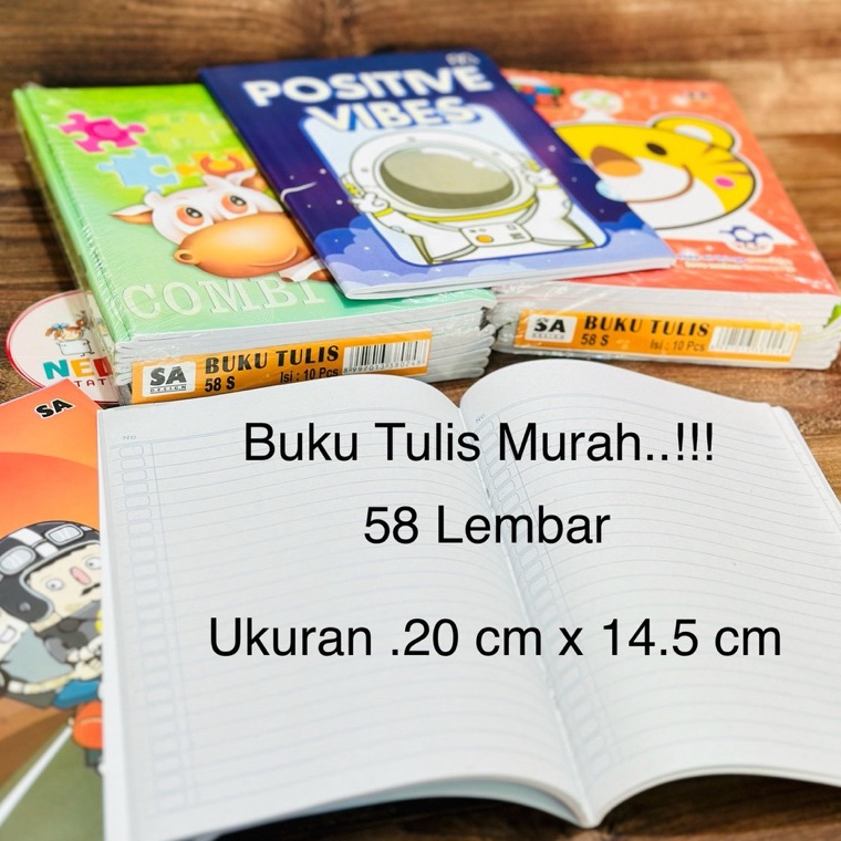 

Seller Buku Tulis isi 58 Lembar STARYESS SA 1 Buku L94