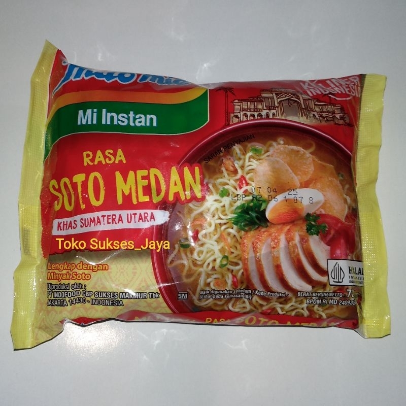 

INDOMIE MI INSTAN RASA SOTO MEDAN