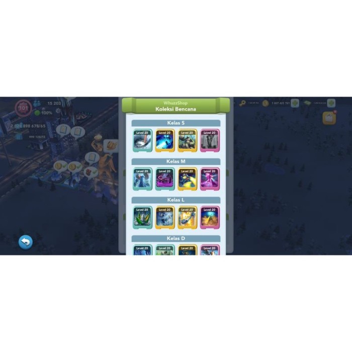 Kota Type 3 Simcity Buildit Second Server Android & IOS Terlaris