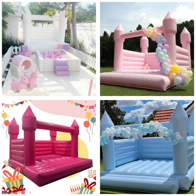 Istana Balon 4meter Luxe PVC Bounce House Castle Balon Events Playground