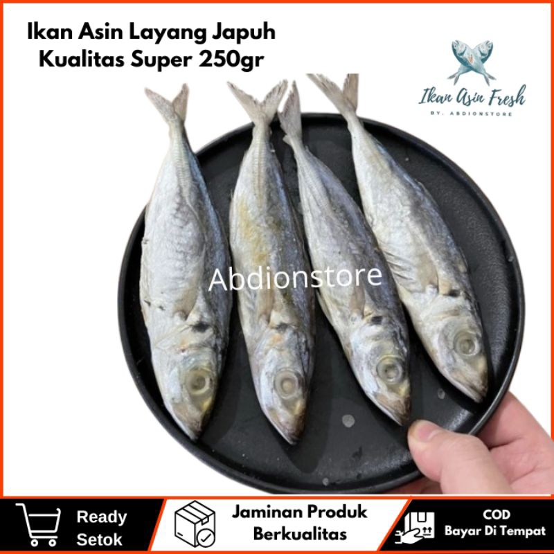 

Murah Ikan Asin Layang Japuh Kualitas Super Fresh 250gr Enak Terjangkau