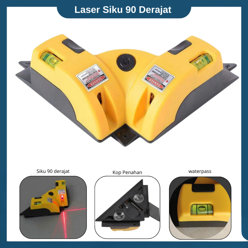 Laser Siku Sudut Leveling 90 Derajat Laser Alat Ukur Sudut 90 LV 01 Laser Waterpass