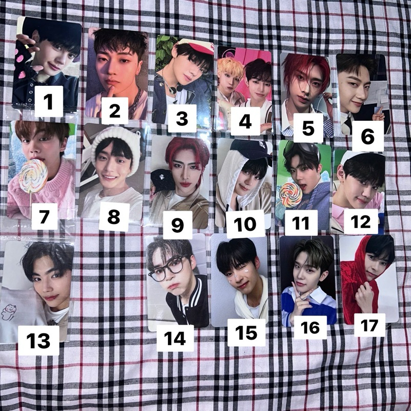 PC PHOTOCARD ZB1 ZEROBASEONE GYUVIN RICKY GUNWOOK MATTHEW TAERAE JIWOONG ZHANGHAO ZHANG HAO HANBIN Y