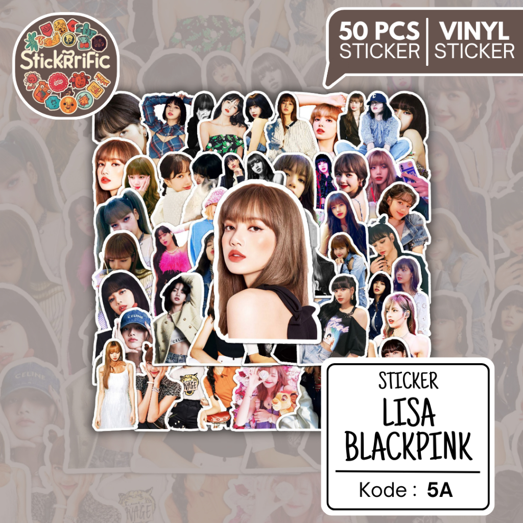 

Sticker BLACKPINK Lisa Isi 50pcs - Stiker K-Pop Premium untuk Dekorasi Laptop, Handphone, Buku, dan Koleksi BLINK 5A