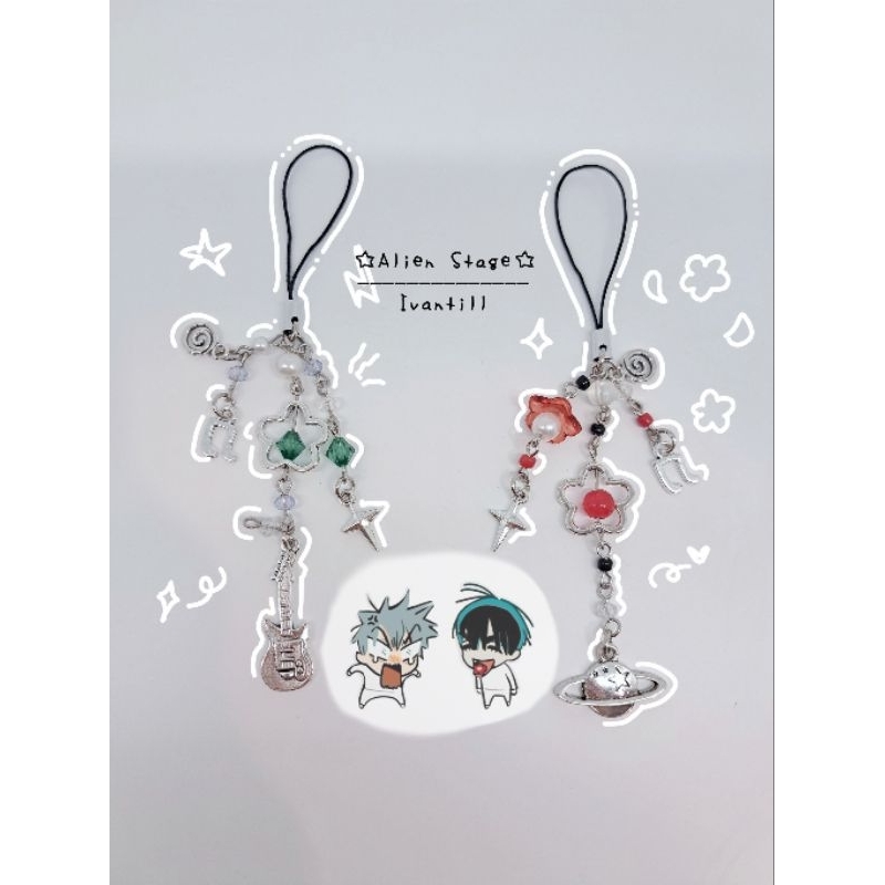 PHONE CHARM ALIEN STAGE INSPIRED◇| IVANTILL | alienstage | phone charm | Gantungan kunci