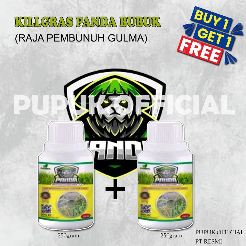 Kill Grass Panda bubuk racun rumput, pohon dan bambu aman bagi tanaman original beli 1 gratis 1