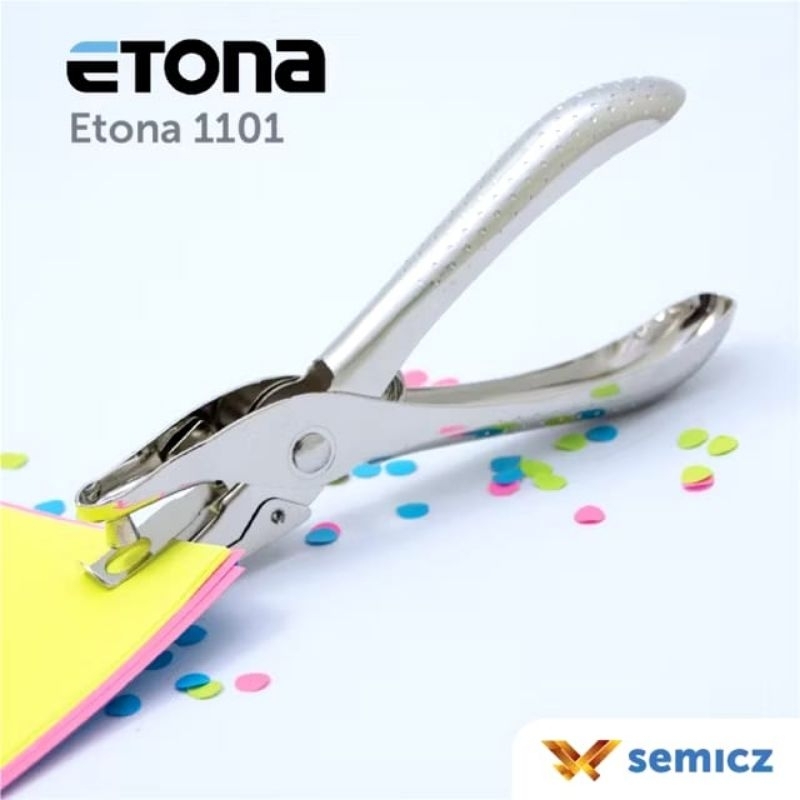 

KS Alat Pembolong Kertas Etona No. 1101 dengan Diameter Lubang 6mm - Kualitas Superior