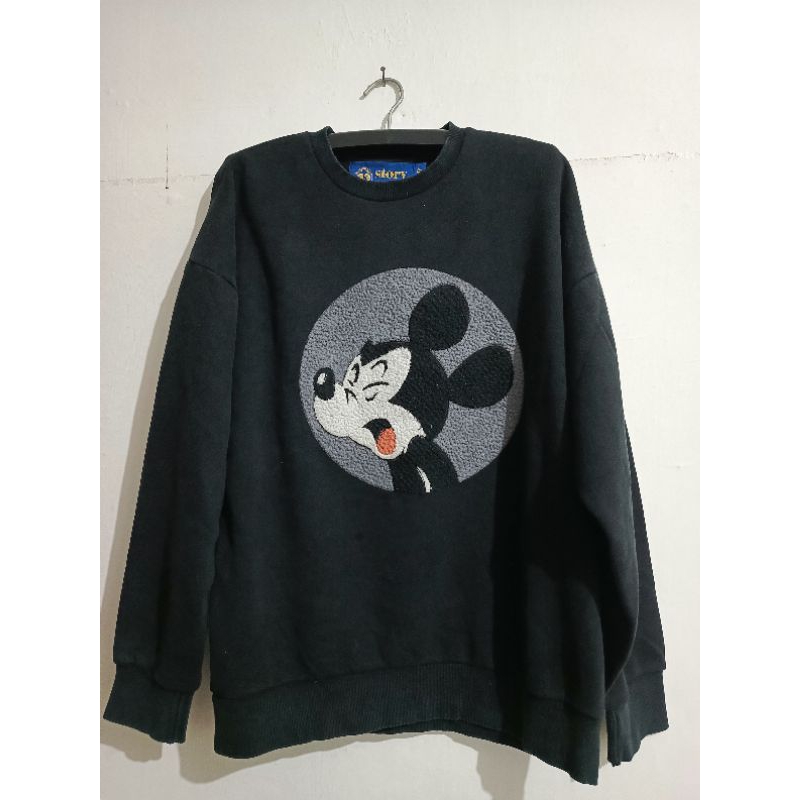 CN crewneck disney bordir towel