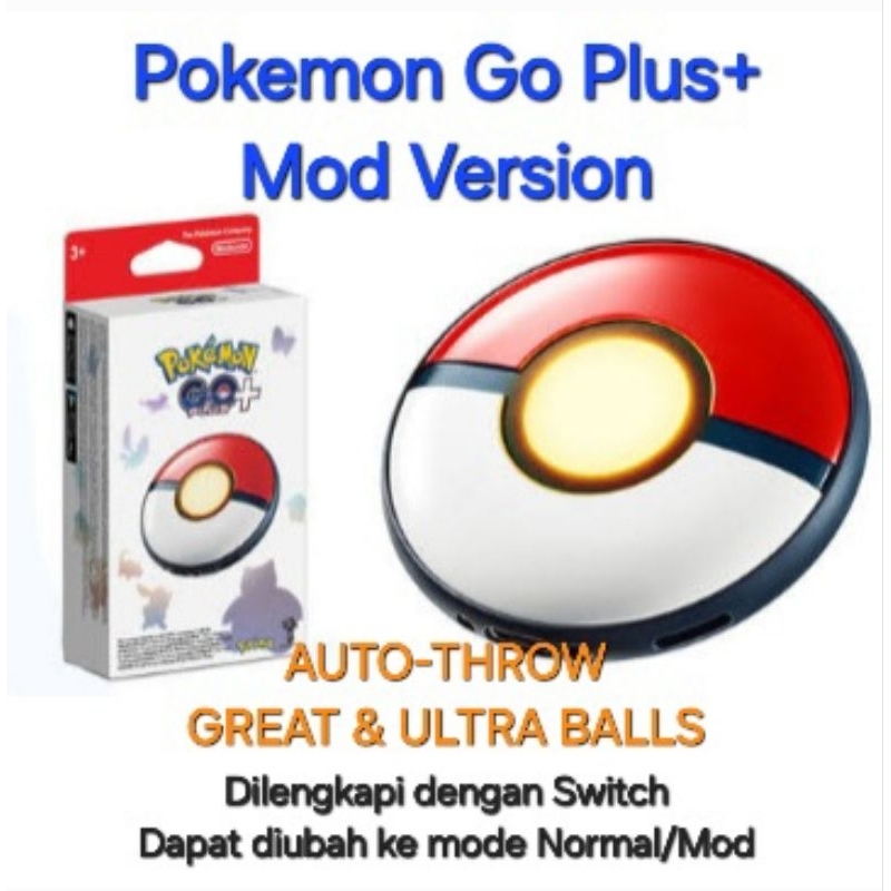 Pokemon Go Plus +  Mod Pogo Plus Plus Mod Version Jasa Mod Pogo Plus Plus | AUTOTHROW GREAT & ULTRA 
