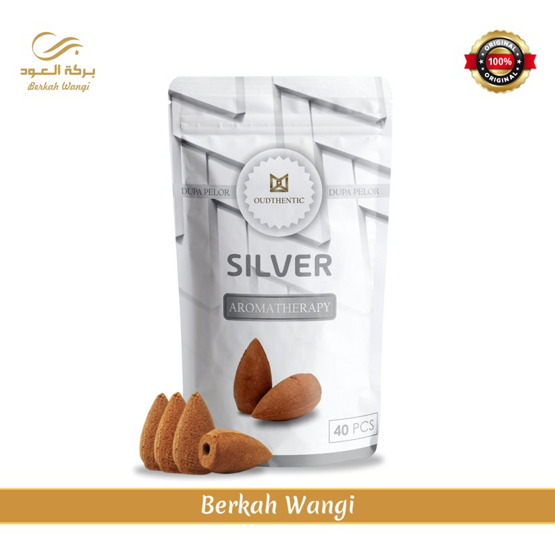 Bukhur buhur Dupa pelor Aroma SILVER dupa kerucut buhur bukhur aromaterapi mini pewangi ruangan isi 