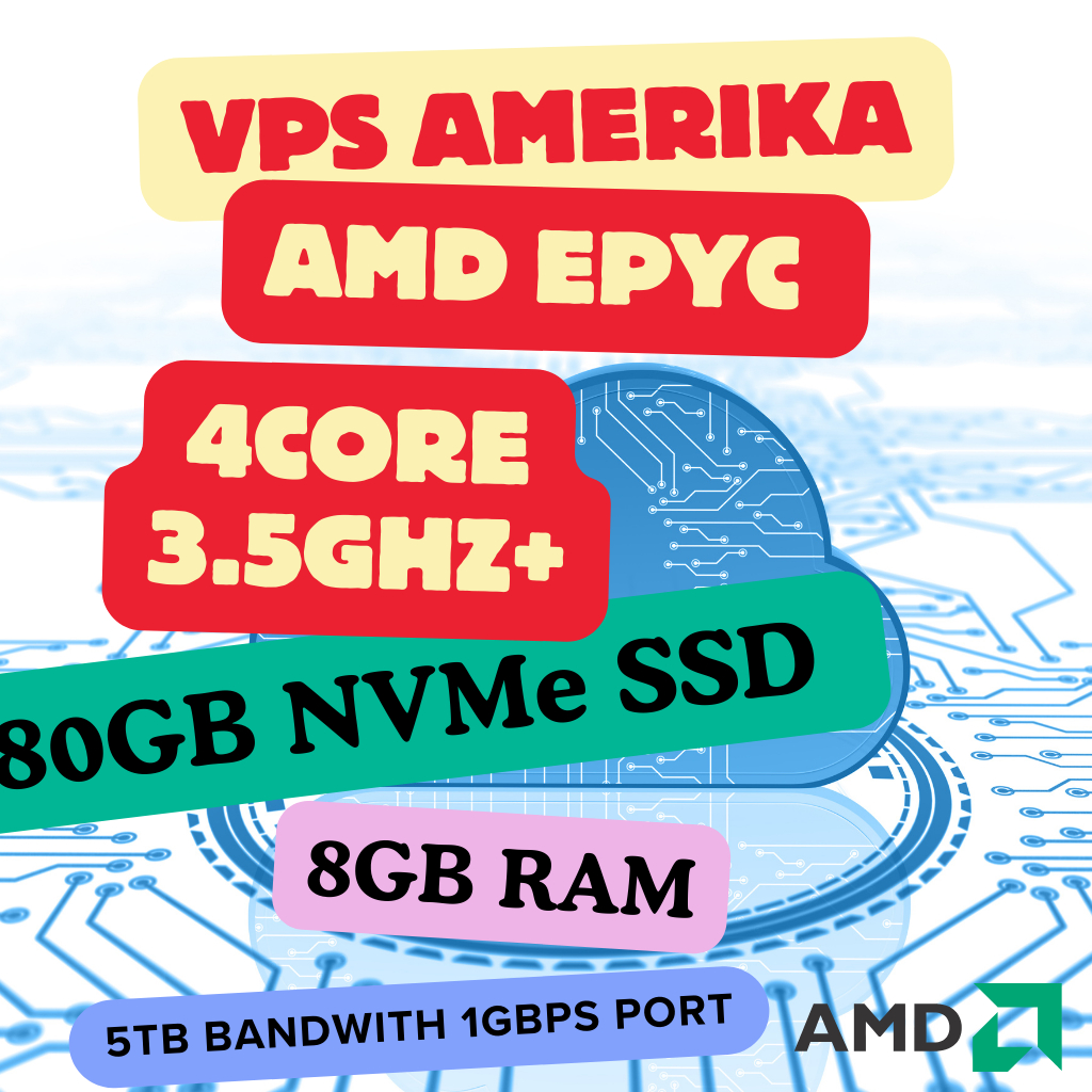 VPS EPYC 4Core 8GB Memory | United States