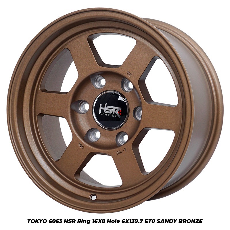 VELG MOBIL RING 16 HSR TOKYO UNTUK MOBIL PANTHER DMAX PAJERO HARDTOP R16 BRONZE