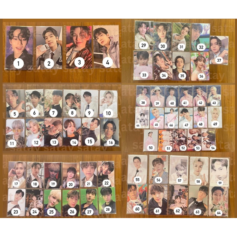 CLEARANCE SALE PC SEVENTEEN OFFICIAL ( scoups,jeonghan,joshua,jun,hoshi,wonwoo,woozi,the8,mingyu,Dk,