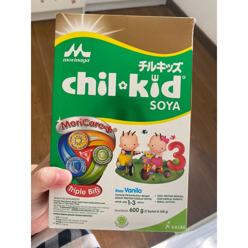 

morinaga chil kid 3 soya rasa vanila 600gr