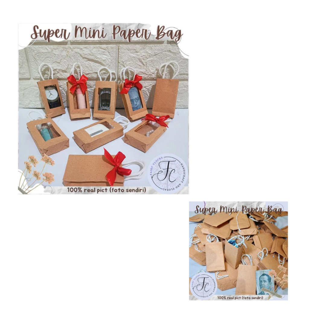 

Super Mini Amplop THR Paper Bag Tas Kecil Souvenir