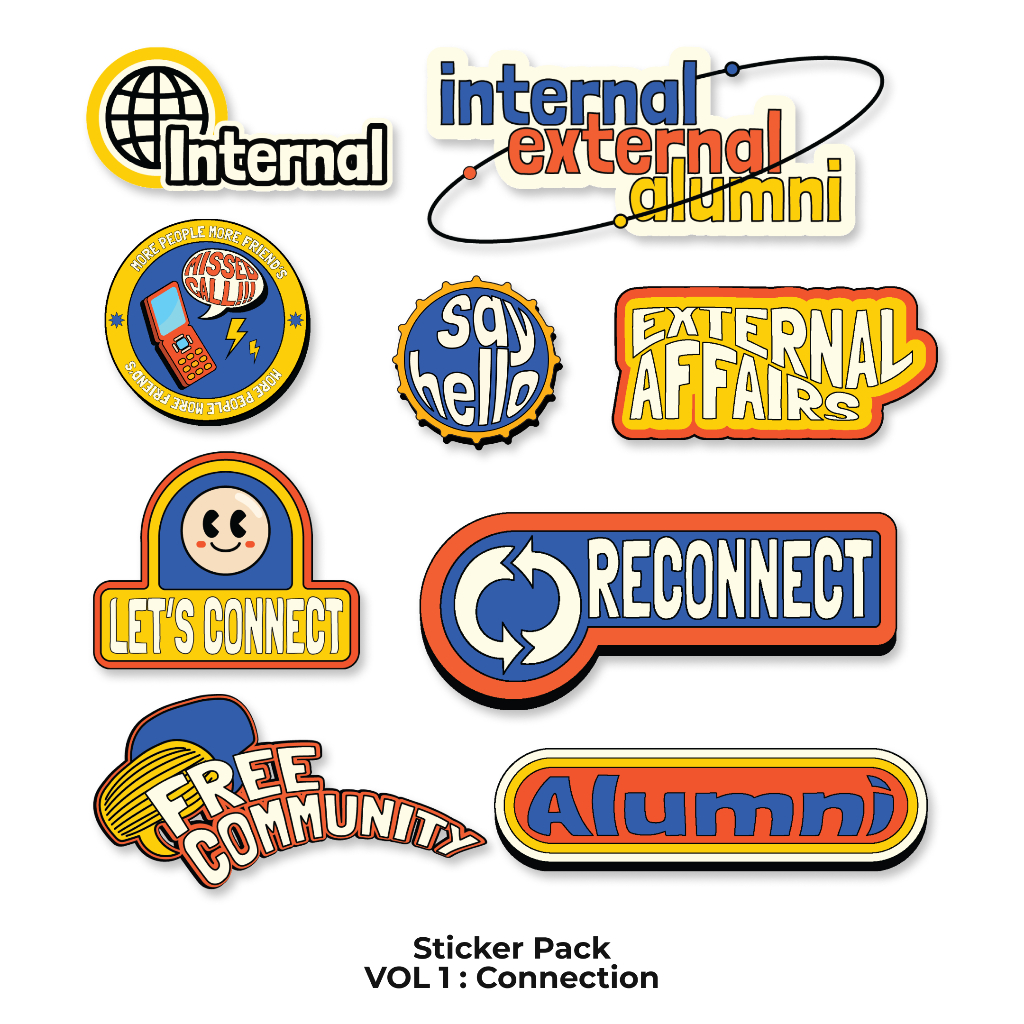 

STICKER PACK RETRO ISI 10 PCS | STICKER HELM | STICKER LAPTOP VOL1