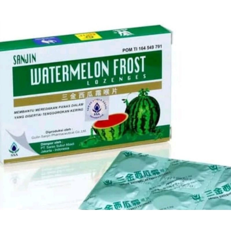 

WF Lozenges Watermelon frost lozenges permen sakit tenggorokan