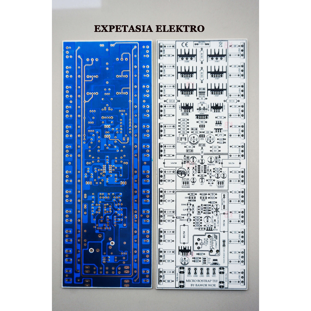 PCB MICRO BOSTRAP TEF 3U 12 SET 30CM By Bawor FR4