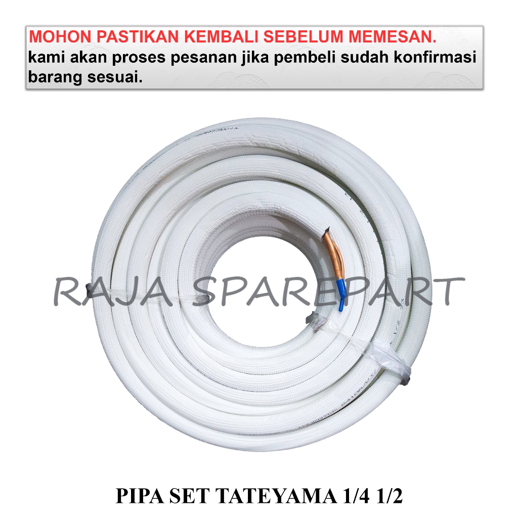 PST2 PIPA AC / PIPA TATEYAMA / PIPA SET TATEYAMA 1/4 1/2 (HARGA PER ROLL)